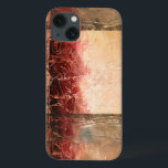 Abstract rood landschap Case-Mate iPhone case<br><div class="desc">Ethan Harper schilderde dit verbluffende abstracte rode landschap. Een rechthoekig bijvoegsel creëer een lichter gedeelte van het stuk. Een heel sanguine stuk,  beveel je kopie vandaag!</div>