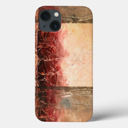 Abstract rood landschap Case-Mate iPhone case (Achterkant)