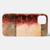 Abstract rood landschap Case-Mate iPhone case (Achterkant (horizontaal))