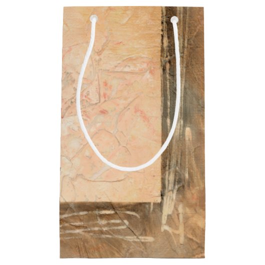 Abstract rood landschap klein cadeauzakje (Voorkant)