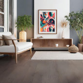 Abstract rood modern kunst Poster