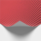 Abstract rood monochroom halftoonpatroon. Zachte c Cadeaupapier (Hoek)