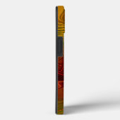 Abstract rood Oranje bruin fractaal kunstventilato Case-Mate iPhone Case (Achterkant / Rechts)