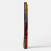Abstract rood Oranje bruin fractaal kunstventilato Case-Mate iPhone Case (Achterkant / Rechts)