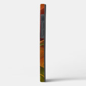 Abstract rood Oranje bruin fractaal kunstventilato Case-Mate iPhone Case (Achterkant / Links)