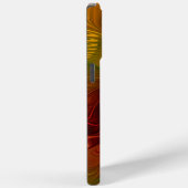 Abstract rood Oranje bruin fractaal kunstventilato Case-Mate iPhone Case (Achterkant / Rechts)