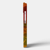 Abstract rood Oranje bruin fractaal kunstventilato Case-Mate iPhone Case (Achterkant / Links)