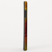 Abstract rood Oranje bruin fractaal kunstventilato Case-Mate iPhone Case (Achterkant/rechts)