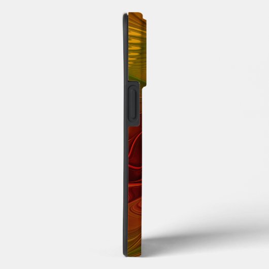 Abstract rood Oranje bruin fractaal kunstventilato Case-Mate iPhone Case (Achterkant / Rechts)