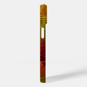 Abstract rood Oranje bruin fractaal kunstventilato Case-Mate iPhone Case (Achterkant / Rechts)