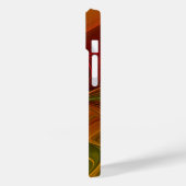Abstract rood Oranje bruin fractaal kunstventilato Case-Mate iPhone Case (Achterkant / Links)