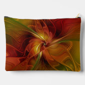 Abstract rood Oranje bruin fractaal kunstventilato Etui (Achterkant)