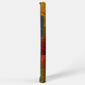 Abstract rood Oranje bruin fractaal kunstventilato Samsung Galaxy Hoesje (Rechterkant)