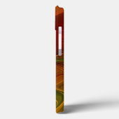 Abstract rood Oranje Bruin Groene Kunstnaam Case-Mate iPhone Case (Achterkant / Links)