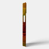 Abstract rood Oranje Bruin Groene Kunstnaam Case-Mate iPhone Case (Achterkant / Rechts)