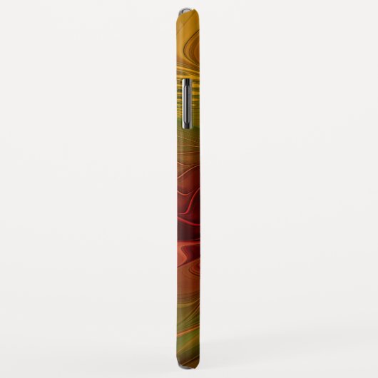 Abstract rood Oranje Bruin Groene Kunstnaam Case-Mate iPhone Case (Achterkant/rechts)