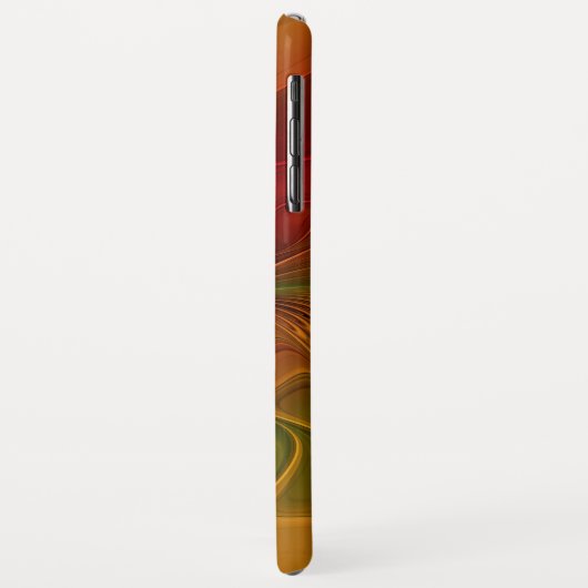 Abstract rood Oranje Bruin Groene Kunstnaam Case-Mate iPhone Case (Achterkant/links)