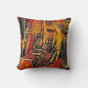 Abstract Rood Rood Rood Rood Rand Rand Kussen