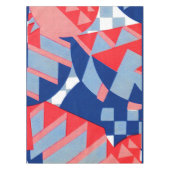 abstract rood wit en blauw afdruknr. 1 tafelkleed (Voorkant)