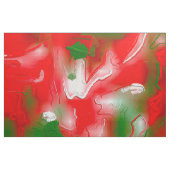 Abstract rood, wit en groen stof (Fat Quarter)