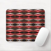 Abstract Rood Zwart Wit Muismat! Muismat (Met muis)