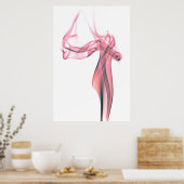 Abstract - Rook 1 Poster (Keuken)