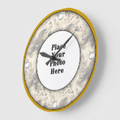 Abstract Rook Lijst Uw fotowandklok Grote Klok (Hoek)