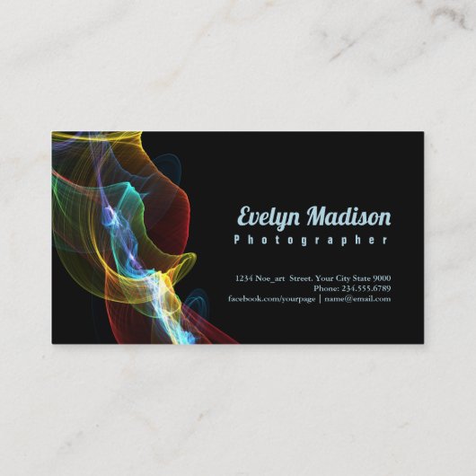 Abstract rooklint y78u visitekaartje (Achterkant)