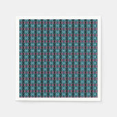Abstract rookloos patroon servet (Voorkant)