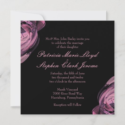 Abstract Roos 2 Weddenschappen Kaart (Voorkant)