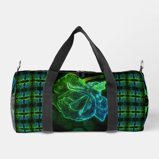 Abstract Roos Fantasy Flower Art Plunjezak (Achterkant)