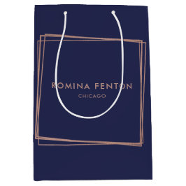 Abstract Roos Gold Foil Lijsten Moderne Profession Medium Cadeauzakje