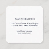 Abstract Roos Gold Modern Minimale Faux Vierkante Visitekaartje