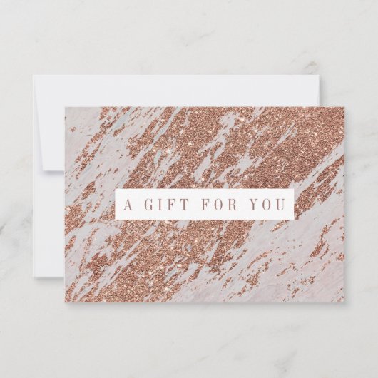 Abstract Roos Gold Pattern-certificaat (Voorkant)