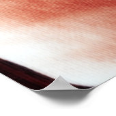 Abstract Roos in olie - Twilight Red Poster (Hoek)