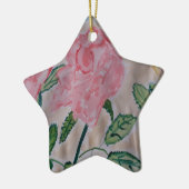 Abstract Roos keramisch Ornament (Links)