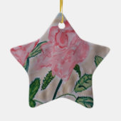 Abstract Roos keramisch Ornament (Achterkant)