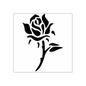 abstract roos, kunststempel rubberstempel (Afrduk)