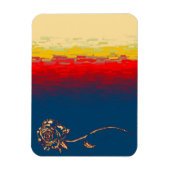 Abstract Roos Magnet Magneet (Verticaal)