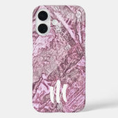 Abstract Roos monogram Case-Mate iPhone Case (Achterkant)
