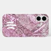 Abstract Roos monogram Case-Mate iPhone Case (Achterkant (horizontaal))