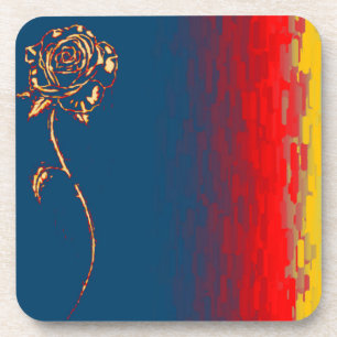 Abstract Roos Onderzetter