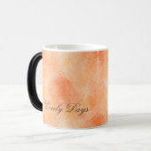 Abstract Roos (Sinaasappel) Mokken (Voorkant links)