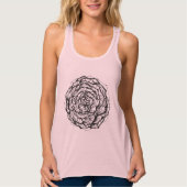 Abstract Roos Tanktop (Voorkant)
