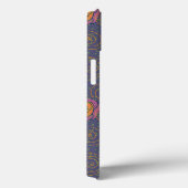 Abstract roos veldpatroon Case-Mate iPhone case (Achterkant / Rechts)