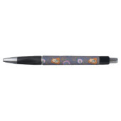 Abstract roos veldpatroon pen (Voorkant)