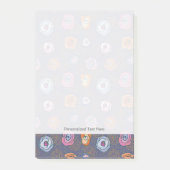 Abstract roos veldpatroon post-it® notes (Voorkant)