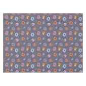 Abstract roos veldpatroon tafelkleed (Voorkant (Horizontaal))