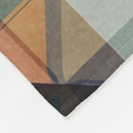 Abstract rooster aardtoonraster fleece deken (Hoek)