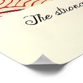 Abstract Root Pattern Print Earthy Red Beige Swirl (Hoek)